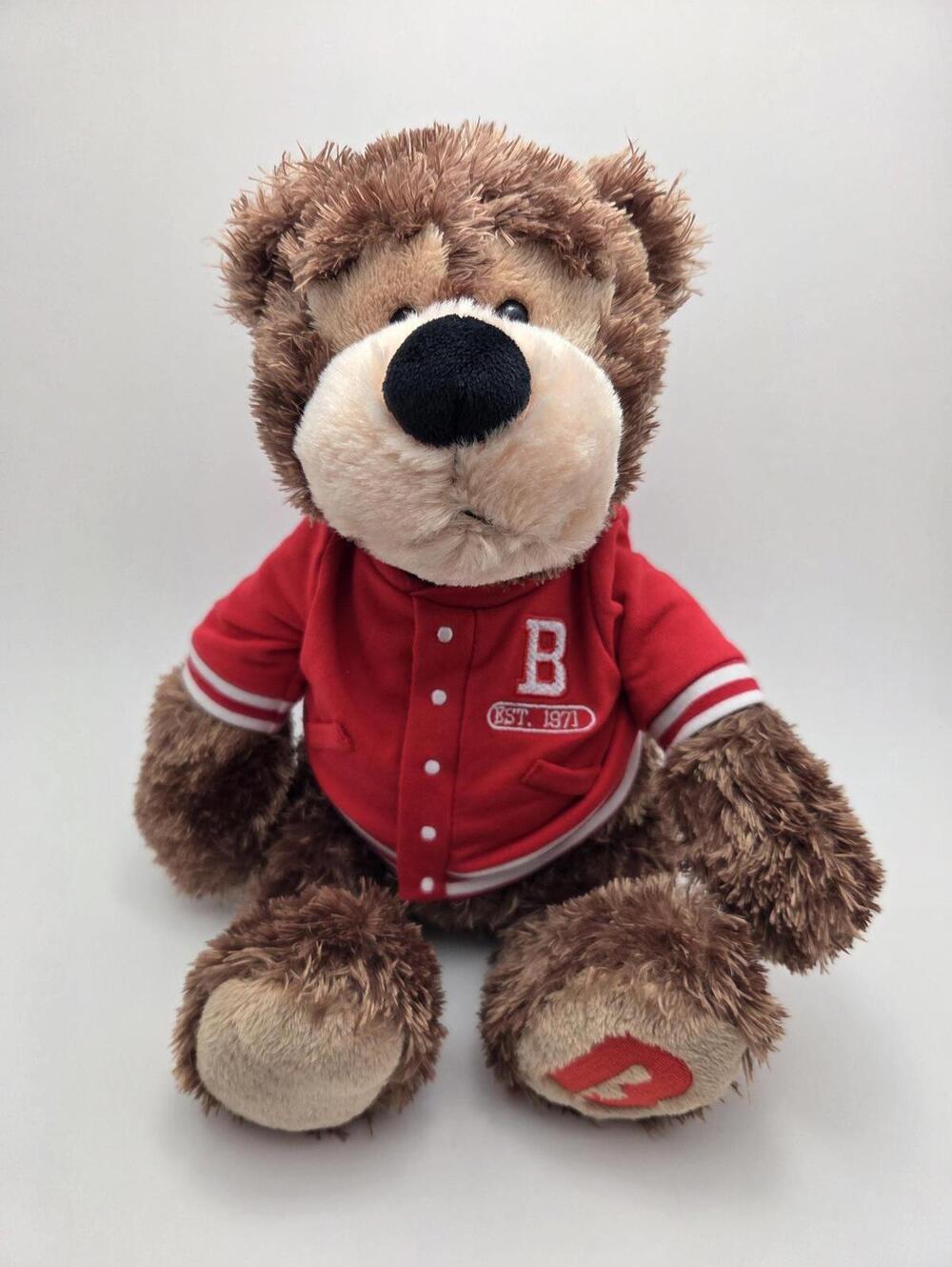 Gund Teddy Bear, Brick Exclusive with Original Clothing! Vintage (11 inch)